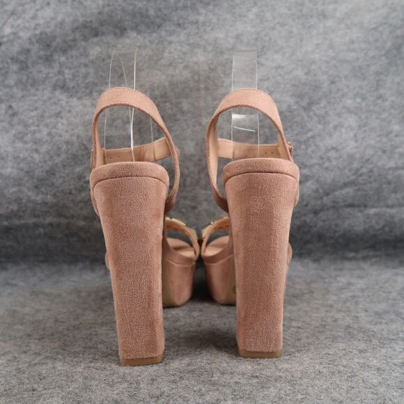 Chinese Laundry Shoes Womens 8 Sandals Platform Block Heel Studded Strap Fashion - Picture 7 of 15